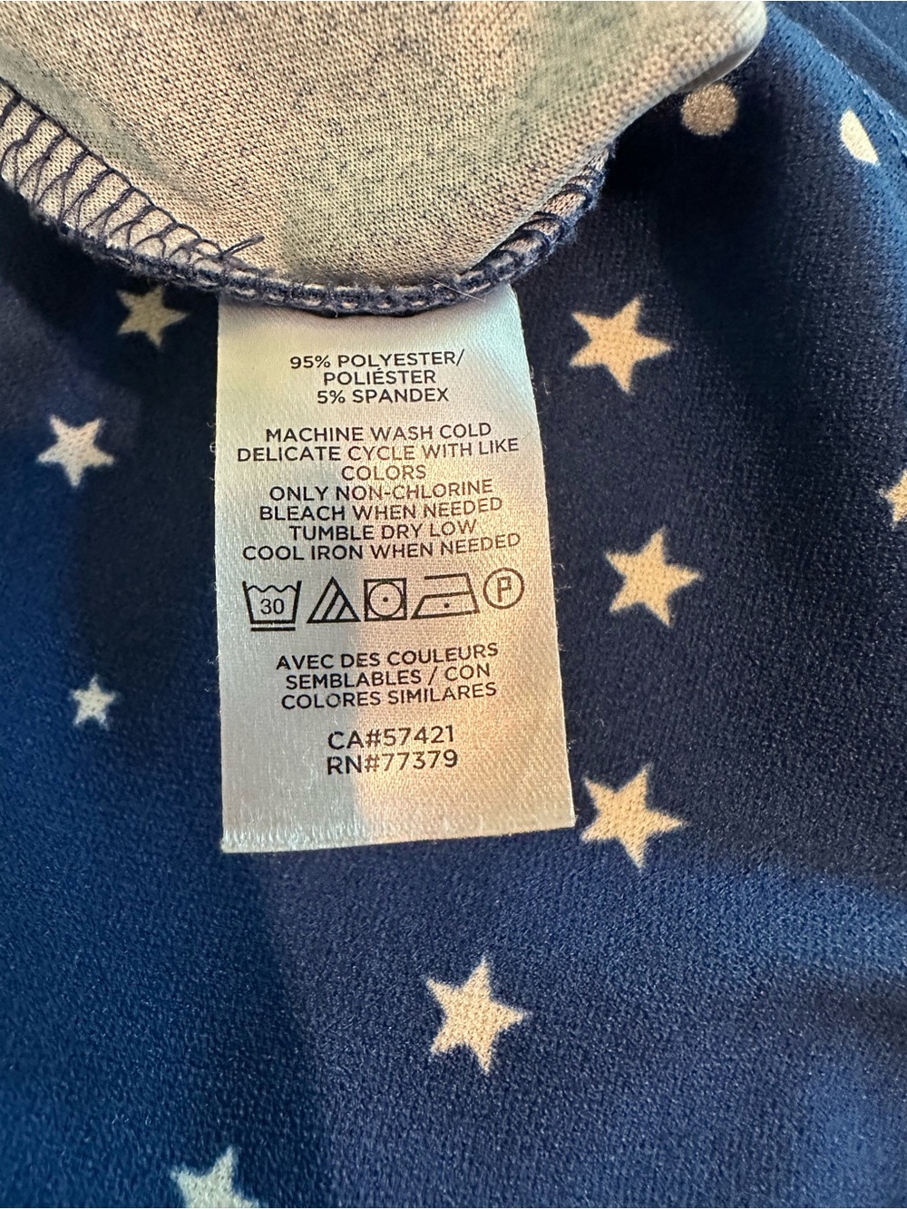 Ann Taylor Factory Starprint Square Neck Puff Sleeve Blouse - Picture 6 of 7